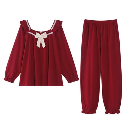 بيجاما أنثوية من القطن  الفاخر 100% بتفاصيل العصر الفكتوري