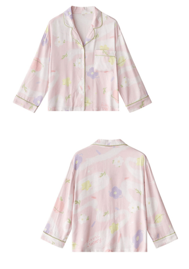 بيجاما الربيع المنعش من قماش الفيسكوز البارد- A1