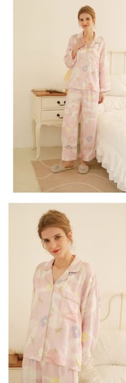 بيجاما الربيع المنعش من قماش الفيسكوز البارد- A1