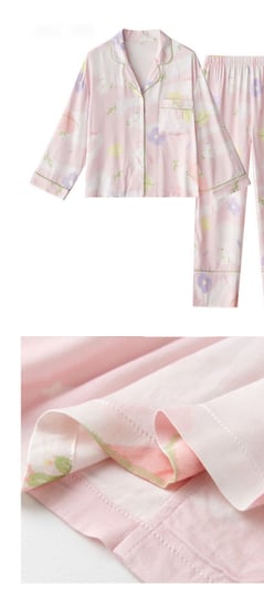 بيجاما الربيع المنعش من قماش الفيسكوز البارد- A1
