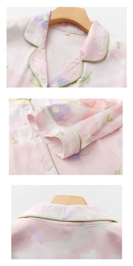 بيجاما الربيع المنعش من قماش الفيسكوز البارد- A1