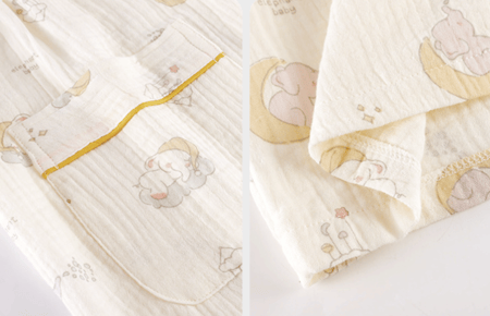 قميص+ بيجاما الأمومة من القطن الخالص 100% بتفاصيل أنيقة للأم-مناسب للرضاعة