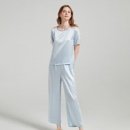 بيجاما من حرير التوت النقي 100%