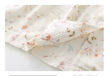 بيجاما الزهور الفكتورية من قماش الفيسكوز البارد 100%