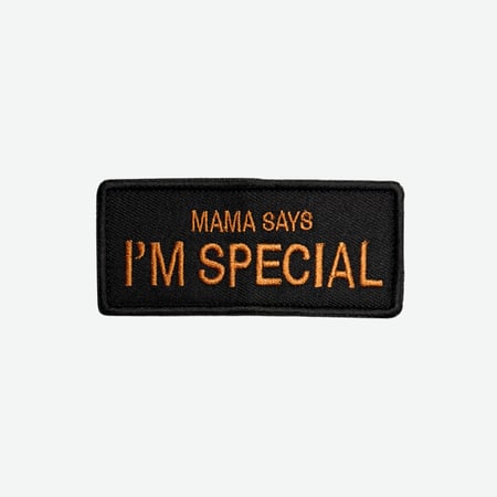 شعار قماشي امي تقول انني مميز | Mana Says i’m special Patch