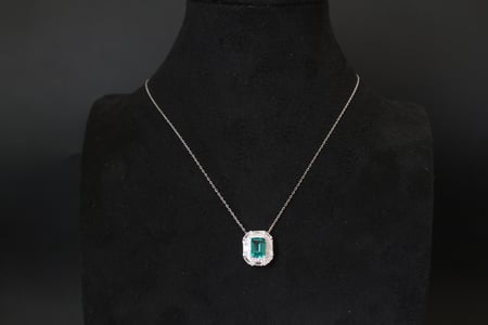 طقم فاخر من فضة استرليني 925 مرصع بالأحجار الكريمة