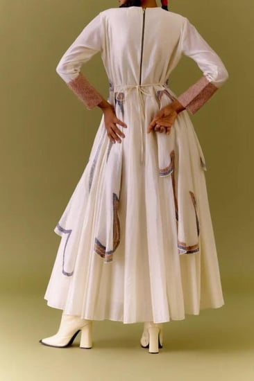 فستان هندي سحابة عاجي