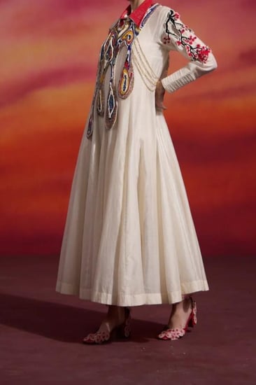 فستان هندي مطرز