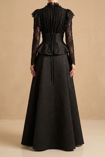 طقم سهرة أسود
