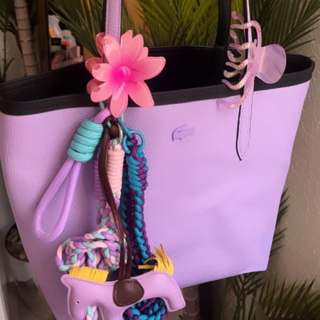 شنطة لاكوست دبل فيس مع حافظة موف