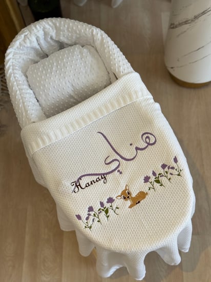 بطانية مواليد مع التطريز