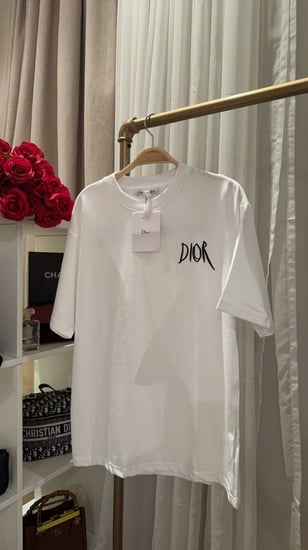 تيشيرت ديور ابيض