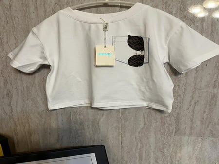 طقم فندي تيشيرت + بنطلون