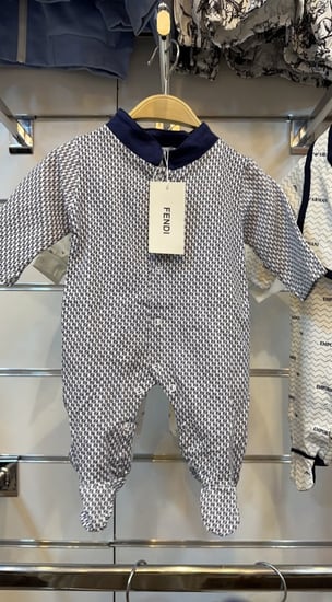 افارول فندي كحلي  مواليد 3 قطع  (افارول +قبعه+صدريه)