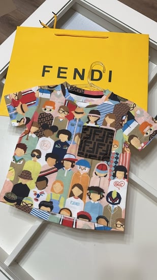 تيشيرت فندي بدون تاق