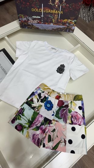 طقم دوتشي غابانا (شورت+ تيشيرت (