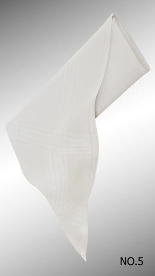 شماغ الرويس ابيض كلاسك NO.5 انجليزي