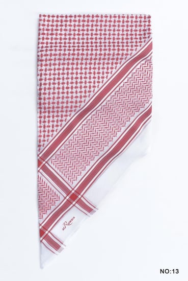 شماغ الرويس انجليزي احمر No.13