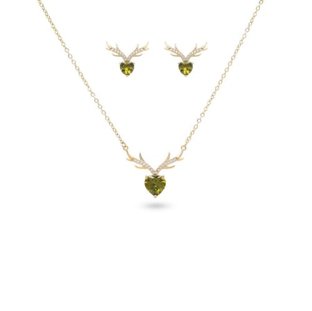 طقم سلسال مع حلق