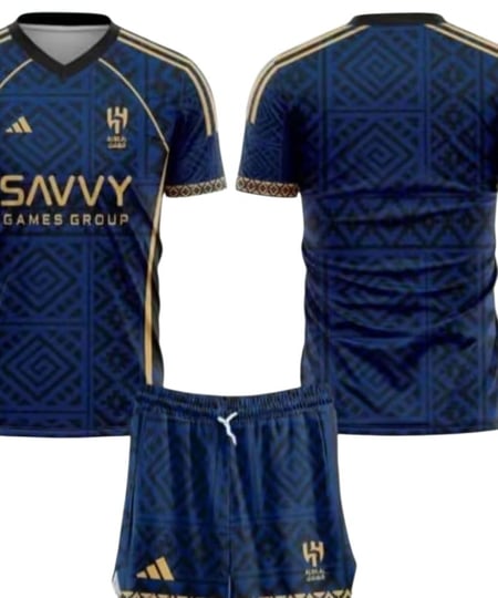 طقم نادي الهلال بشكل جديد