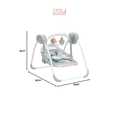 أرجوحة Whimsical Wild: بساط طفلكِ السحري نحو الهدوء والمرح