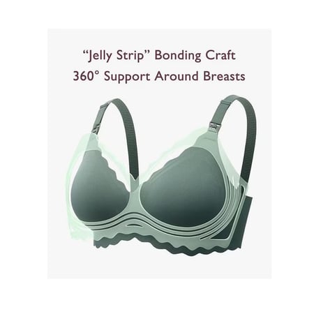 حمالة صدر للرضاعة مومكوزي – موديل Jelly Strip – YN46 – أخضر – مقاس S