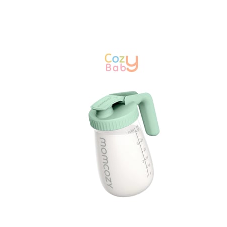 إبريق Momcozy الزجاجي: الحارس الأمين لكل قطرة من الحليب - أخضر
