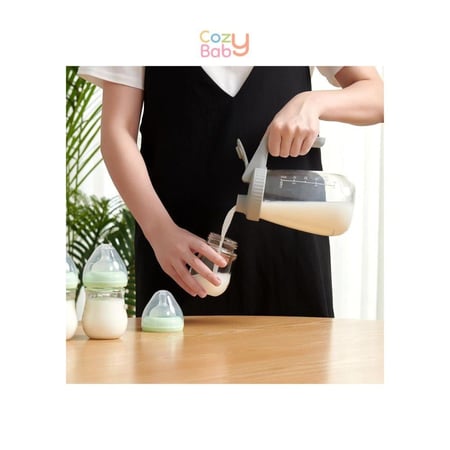 إبريق Momcozy الزجاجي: الحارس الأمين لكل قطرة من الحليب