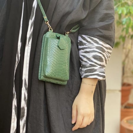 حامل جوال و كروت | أزرق