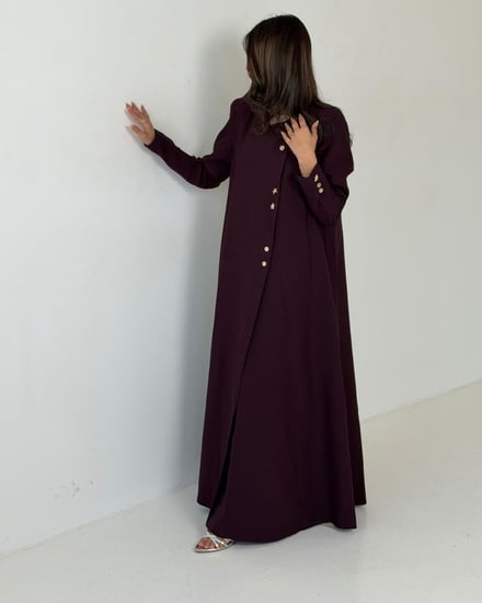 عباية بليزر رسمي مبطن مع كتافات