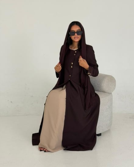 عباية بليزر رسمي مبطن مع كتافات