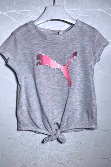 بوما تيشيرت بناتي بأكمام قصيرة Fit Short Sleeve T-Shirts, بوما بلوزة-
