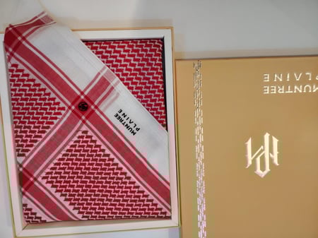 شماغ مونتري MUNTREE الجديد أحمر 2026- 23003