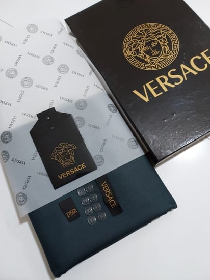 عرض خاص : قماش فرزاتشي شتوي 2025 لون تركواز + شماغ مونت بلانك لون احمر