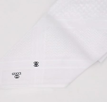 شماغ ابيض انجليزي بخامة فاخرة متوفر الان شحن سريع السعودية ستايلش