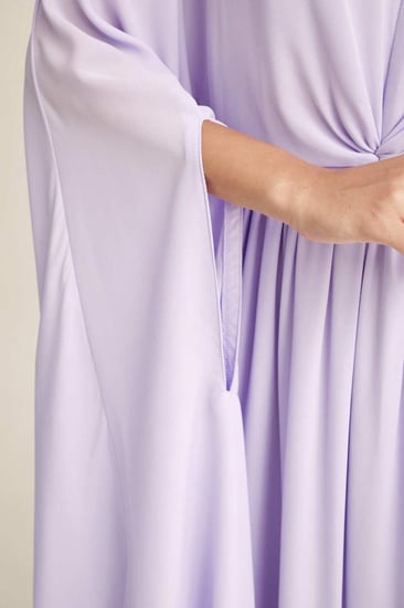 فستان باكمام كاب