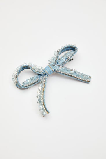 مشبك شعر فيونكة مزينة بالخرز