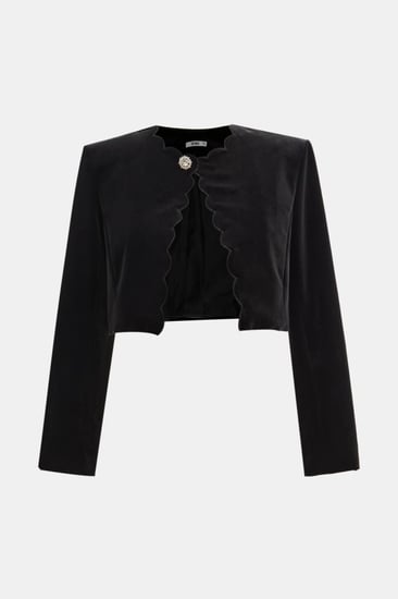 جاكيت مخمل غير متماثل