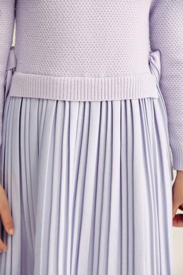 فستان بتصميم قطعتين بأربطة