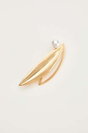 بروش بتصميم ورقة شجر