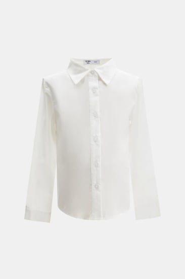 قميص مدرسي بناتي سنبل – قطن ناعم ومريح بأكمام طويلة