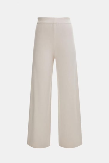 بنطلون محبوك بأرجل واسعة