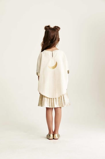 فستان اطفال جلد