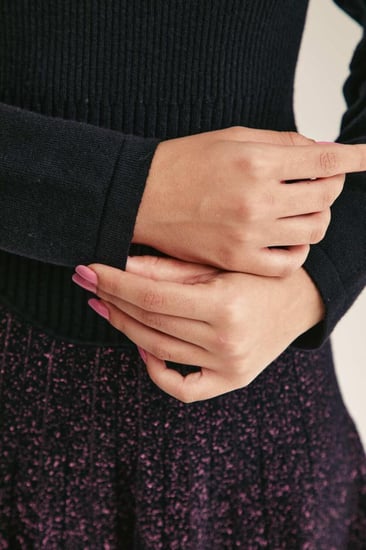 فستان محبوك بلون متدرج