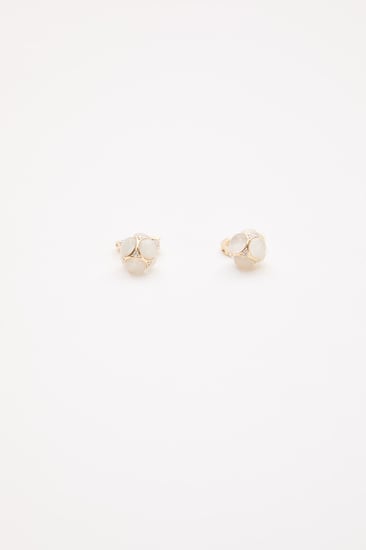 حلق بدلاية كروية مرصعة بالكريستال