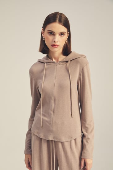 جاكيت هودي بسحاب