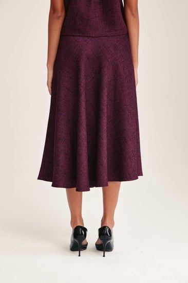 تنورة تويد كلوش