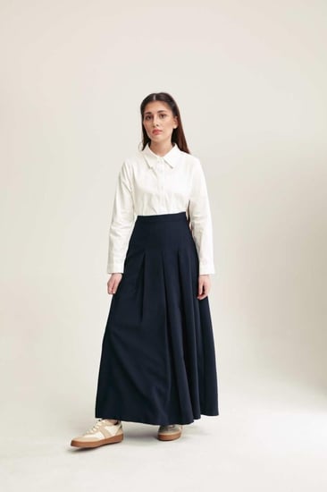 تنورة ثانوي كحلي