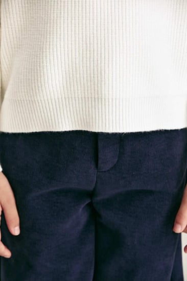 بلوزة محبوكة بأكمام