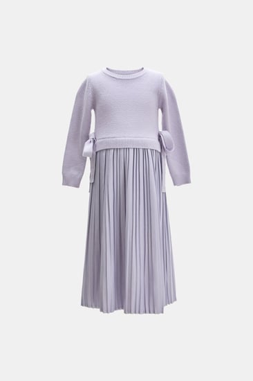 فستان بتصميم قطعتين بأربطة